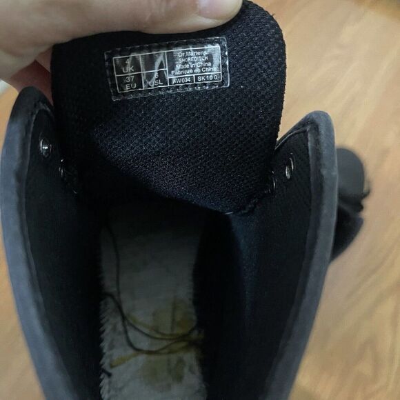 Dr. Martens Black Lace up Shoreditch ankle boots size US 6 EU 37 - Picture 5 of 9